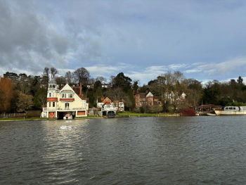 Thames Path in Caversham at Thames Side Promenade, Caversham, Reading RG4 8BD on Dec 22, 2023