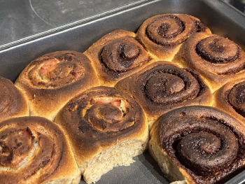 Photos of the Week: Homemade cinnamon bun and a Saturday stroll at Hampstead Heath at Parliament Hill Fields, London, NW5 1QR on Feb 21, 2026