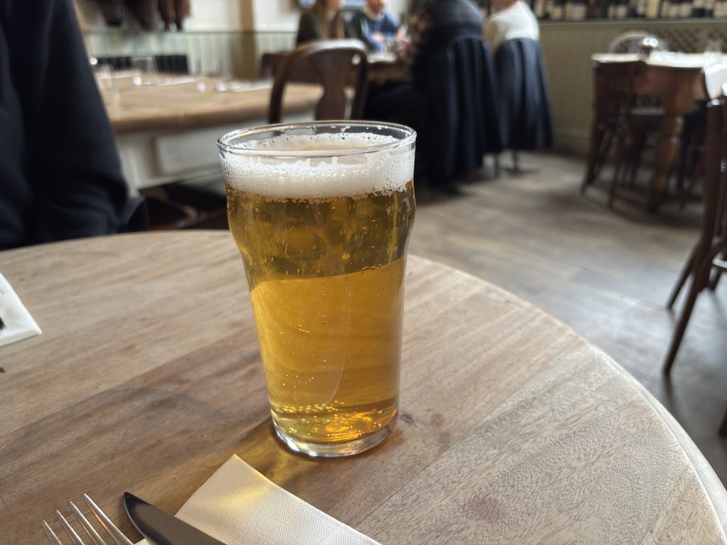 The Pig and Butcher, A Pint of the Estrella